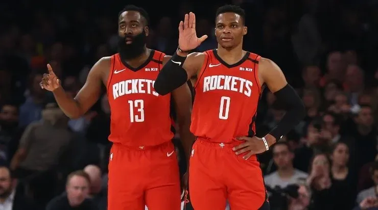 James Harden Russell Westbrook Houston Rockets