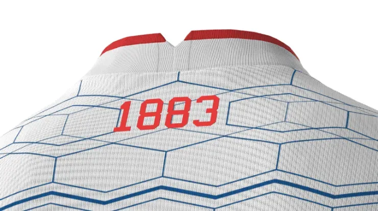 Los Angeles Dodgers 1883 MLB soccer jersey back