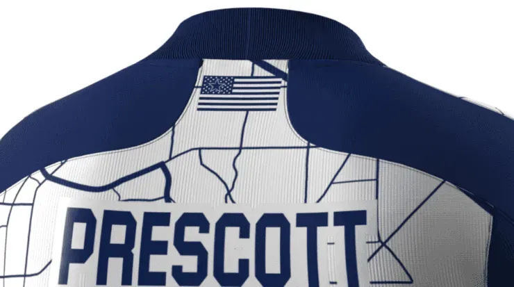 The Dallas Cowboys neck