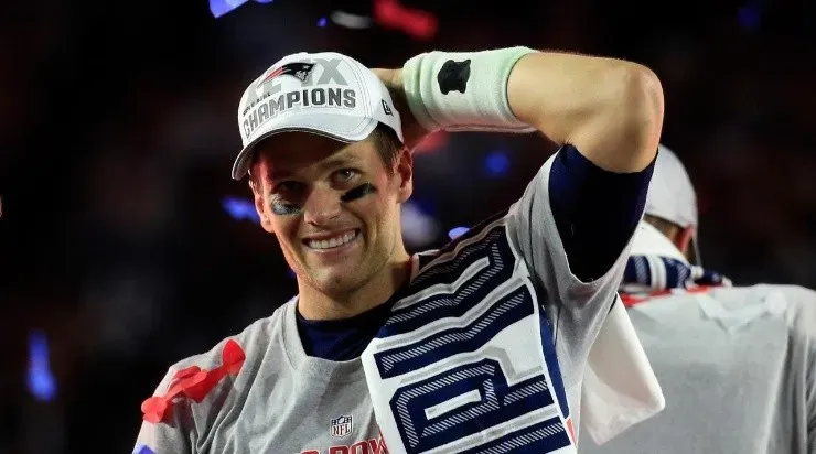 Tom Brady makes it four titles in Super Bowl XLIX. (Getty)