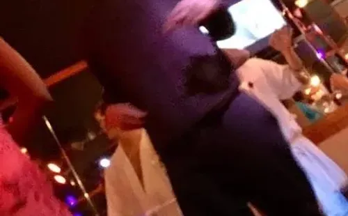 The players enjoyed a good night. (Via Globo)