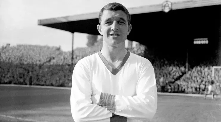 David Herd poses for a photo before Manchester United vs Arsenal. (Getty)