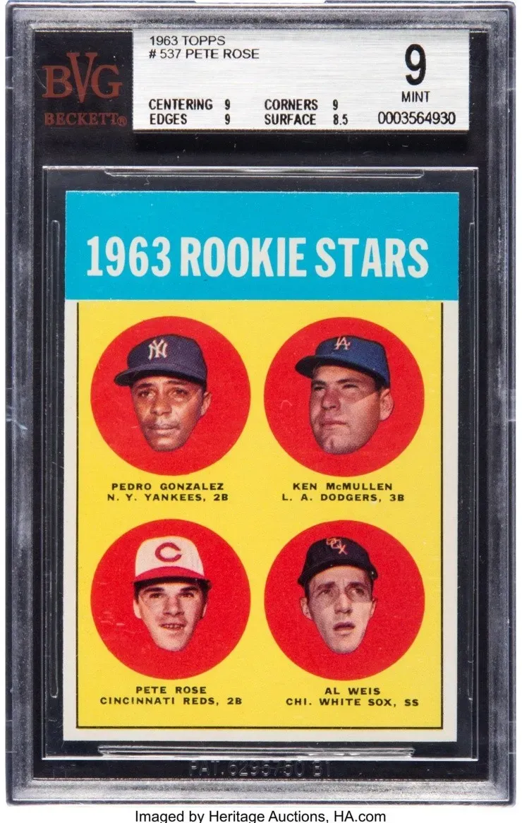 1963 Topps Pedro González / Ken McMullen / Pete Rose / Al Weis