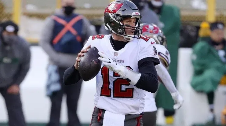 Tom Brady at 43. (Getty)