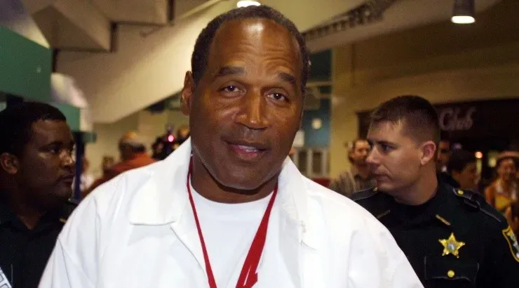 O.J. Simpson attends a hip-hop concert in 2001. (Getty)
