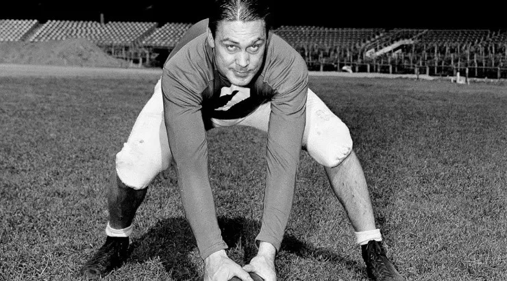 Mel Heim playing for the New York Giants. (Giants)