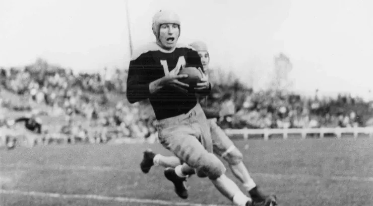 Don Hutson playing for the Green Bay Packers. (Packers)