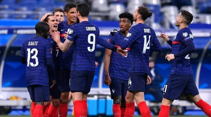 Players of France. (Getty)