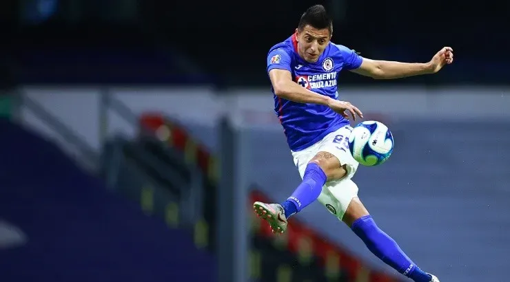 Roberto Alvarado of Cruz Azul nets a goal. (Getty)