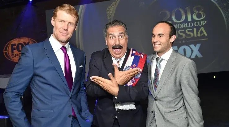 Fernando Fiore with Alexi Lalas and Landon Donovan (Getty)