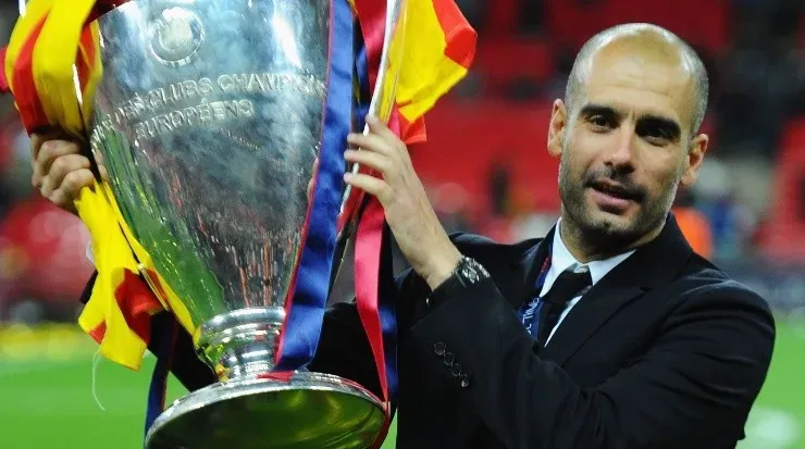 Pep Guardiola Champions League title