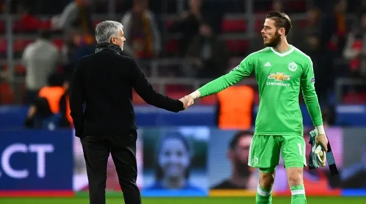 Will Mourinho and De Gea meet again at Roma? (Getty).