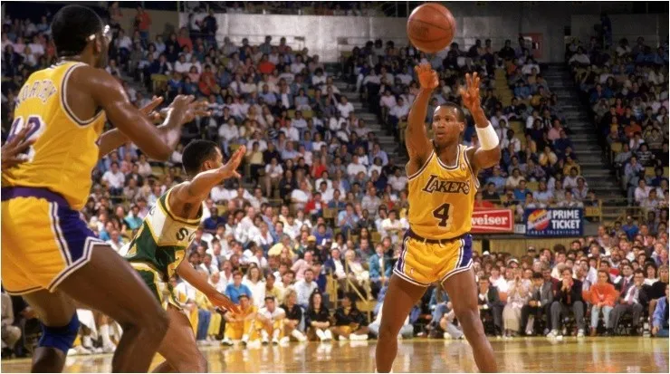 The Lakers swept the Sonics. (Getty)