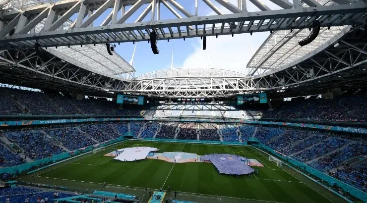 The Gazprom Arena in Saint Petersburg. (Getty)