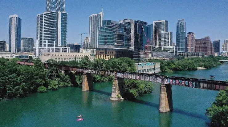 Lady Bird Lake in Austin, Texas. (Getty)