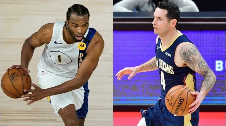 T.J. Waren (left) & J.J. Redick. (Getty)