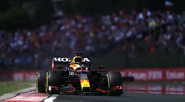 Max Verstappen during qualifying for the F1 Grand Prix of Hungary. (Getty)