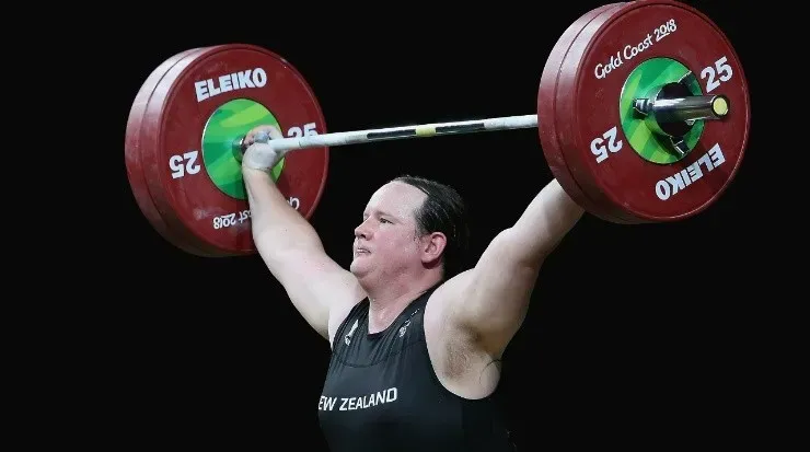 Laurel Hubbard is making history in the Olympic Games (Getty).