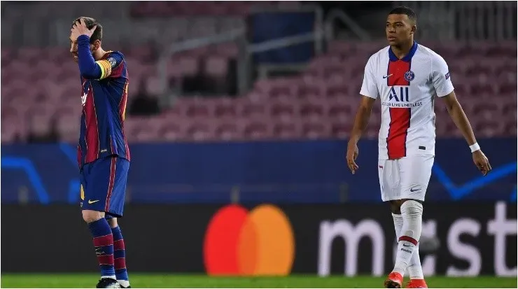 Messi vs. PSG. (Getty)