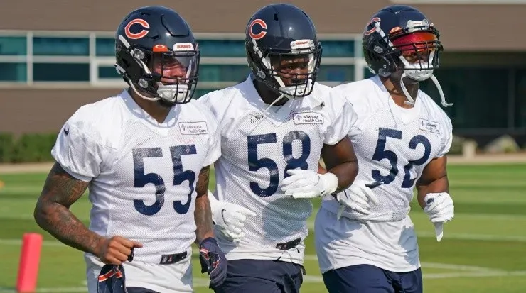 Chicago Bears defense training for the upcoming season.