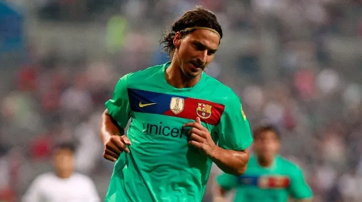 Zlatan Ibrahimovic left Barcelona after one season. (Getty)