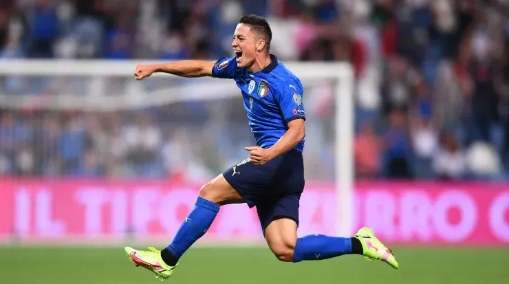 Giacomo Raspadori has taken his Sassuolo level to the Italian national team. (Getty)