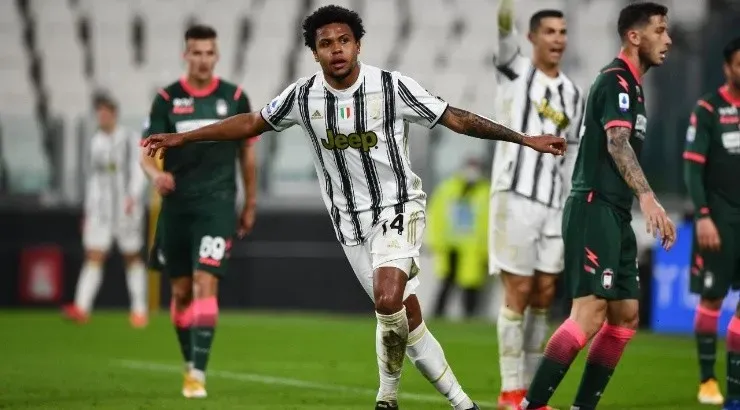 Weston McKennie scores a goal for Juventus (Getty)