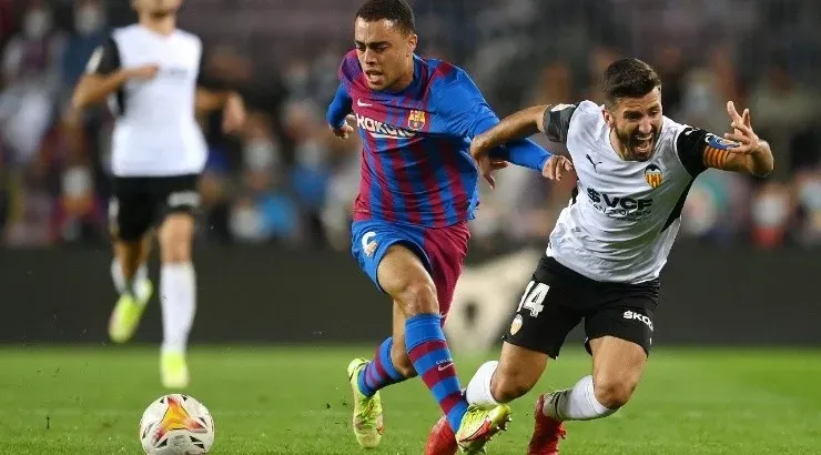 Sergino Dest of FC Barcelona (Photo by David Ramos/Getty Images)