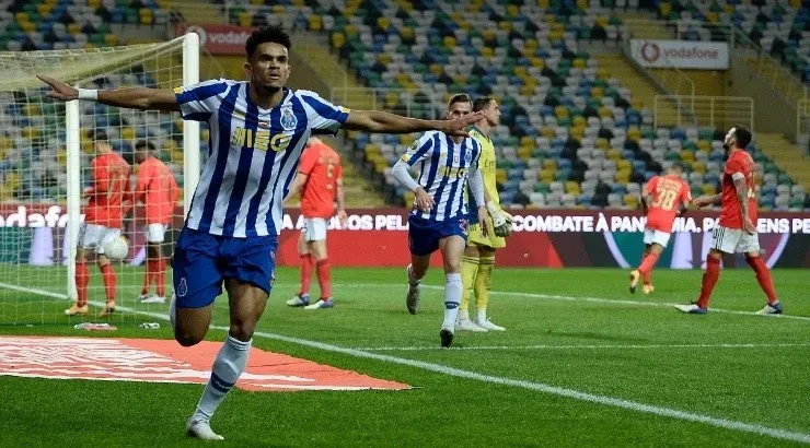 Luis Diaz of FC Porto celebrates after scoring (Photo by Octavio Passos/Getty Images)