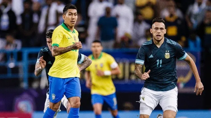 Brazil and Argentina met in an international friendly in Riyadh, Saudi Arabia, in November 2019. (Eurasia Sport Images/Getty Images)