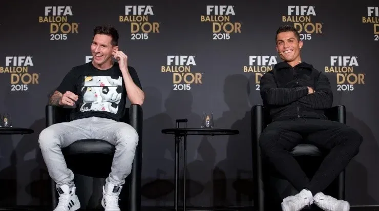 Lionel Messi and Cristiano Ronaldo (Photo by Philipp Schmidli/Getty Images)