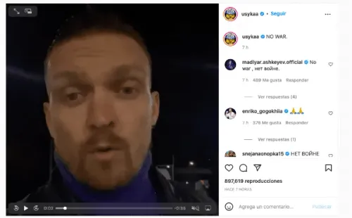 Oleksandr Usyk, Twitter, Boxing