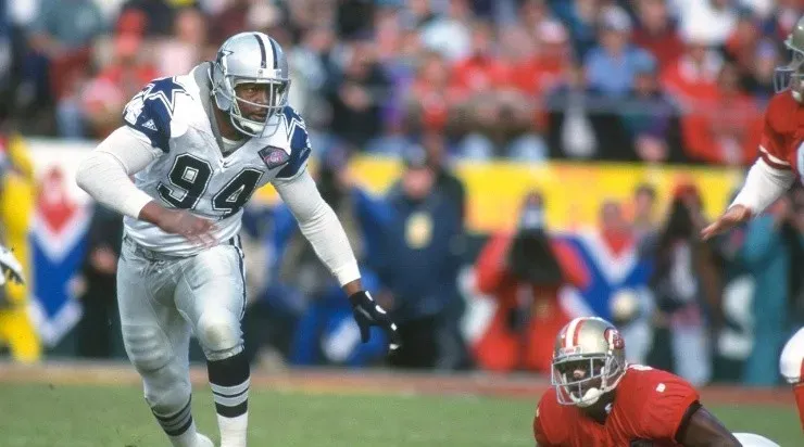Charles Haley (Photo by Focus on Sport/Getty Images)