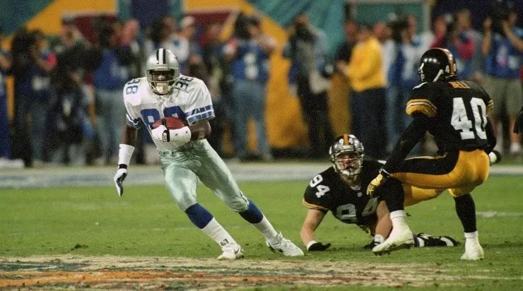 Michael Irvin (Photo by Focus on Sport/Getty Images)