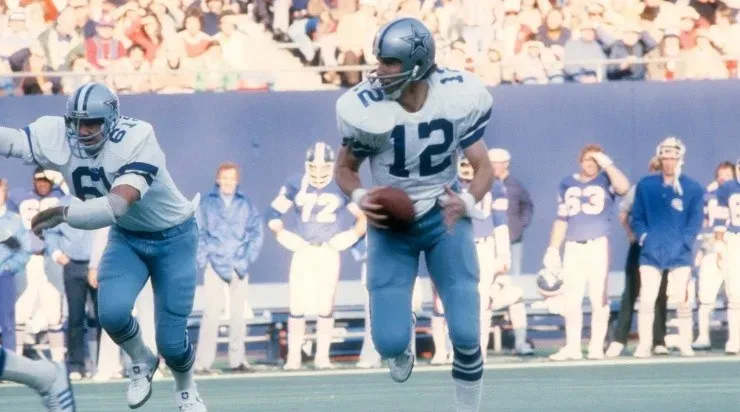 Roger Staubach (Photo by Bruce Bennett Studios via Getty Images Studios/Getty Images)