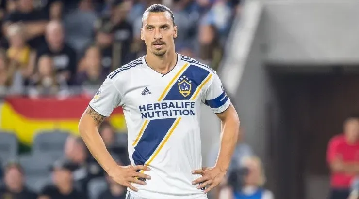 Zlatan Ibrahimovic #9 of Los Angeles Galaxy (Photo by Shaun Clark/Getty Images)
