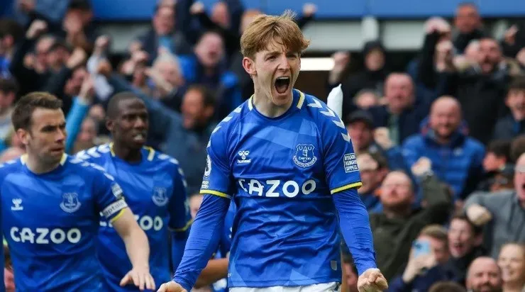 Anthony Gordon of Everton (Photo by James Gill – Danehouse/Getty Images)