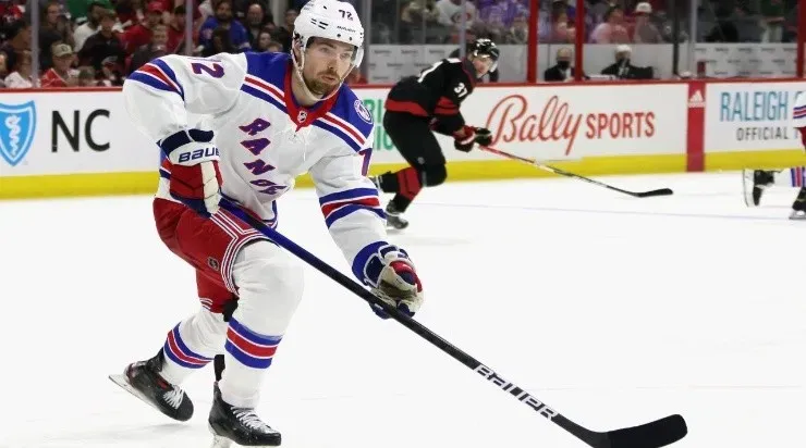 Filip Chytil #72 of the New York Rangers (Photo by Bruce Bennett/Getty Images)