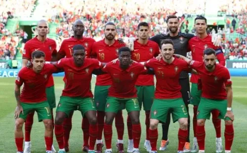 Portugal players / Carlos Rodrigues/Getty Images