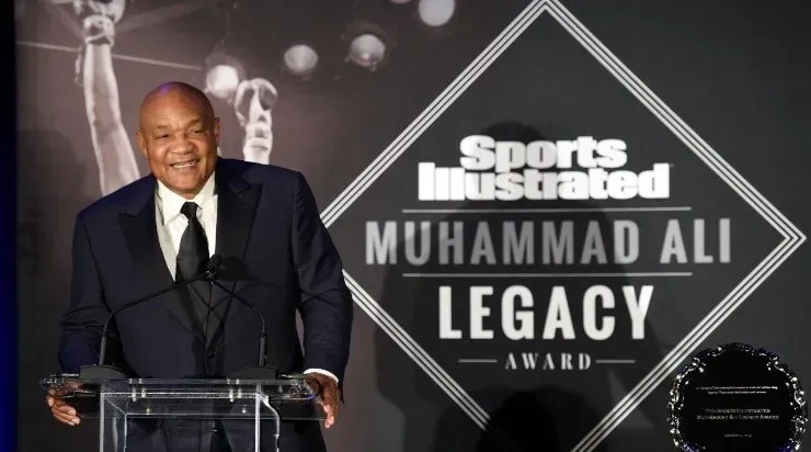 George Foreman attends the Sports Illustrated Tribute to Muhammad Ali at The Muhammad Ali Center on October 1, 2015 in Louisville, Kentucky. (Photo by Stephen Cohen/Getty Images for Sports Illustrated)