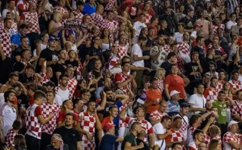 The Croats live a moment of splendor with their selection and they accompany it from the stands (Getty Images)
