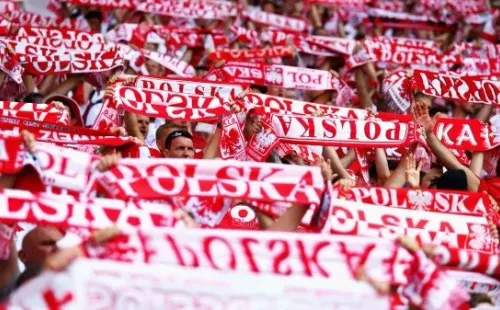 The Poles enjoy having their team in a World Cup and they show it with a massive support (Getty Images)
