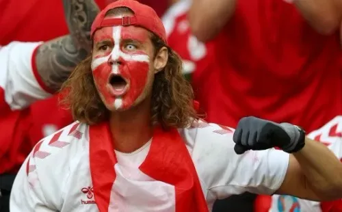 The Danish fan leaving everything to support his team in a World Cup (Getty Images)
