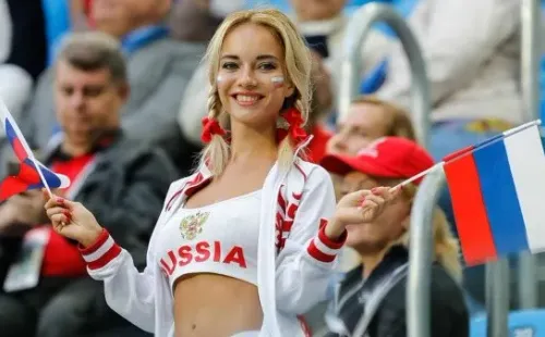 The Russians are among the most striking fans at a World Cup (Getty Images)