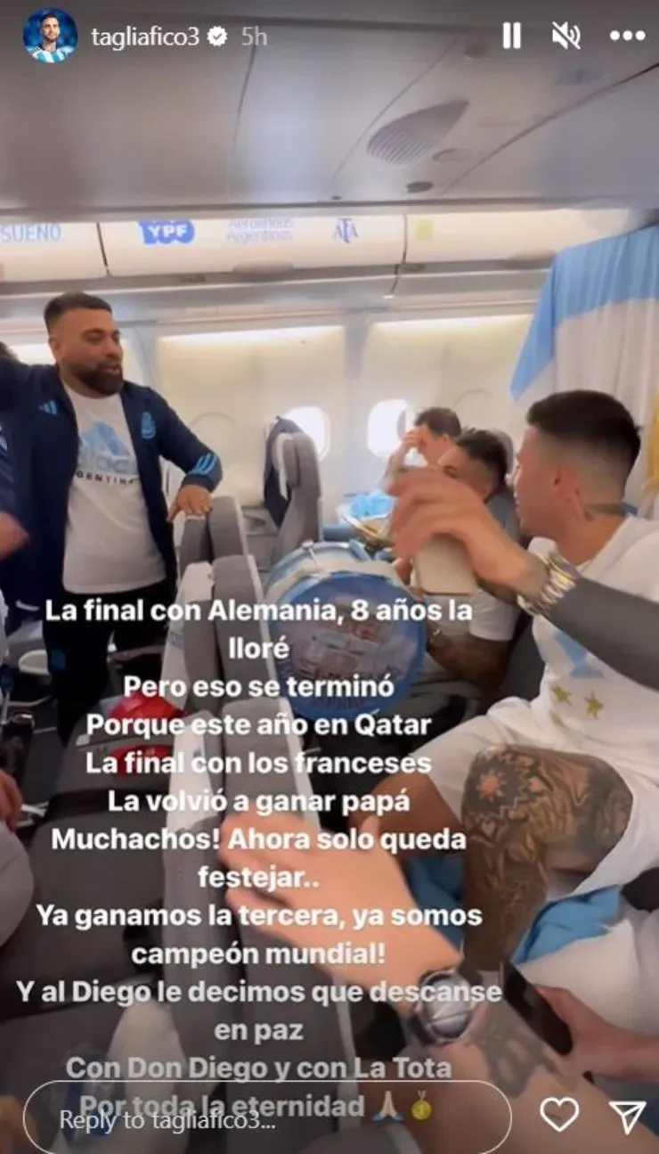 Via Instagram: tagliafico3