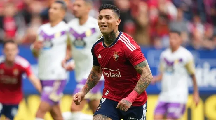 Ezequiel ‘Chimy’ Avila was born in Argentina but is eligible for Spain. (Juan Manuel Serrano Arce/Getty Images)