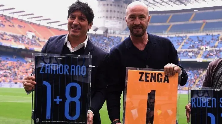 Ivan Zamorano at Inter. (Tullio M. Puglia/Getty Images)