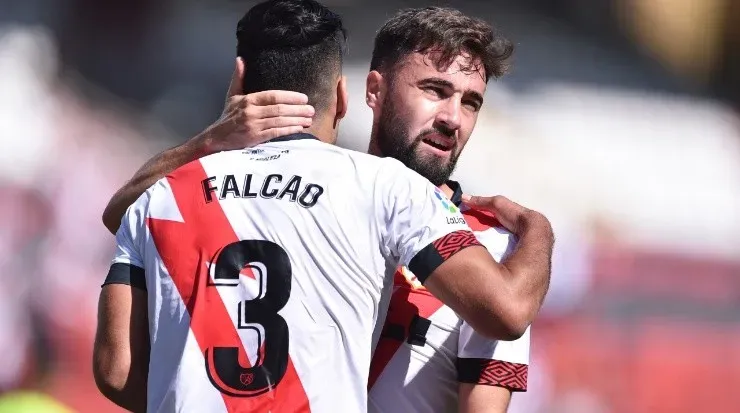 Radamel Falcao at Rayo Vallecano. (Mike Hewitt/Getty Images)