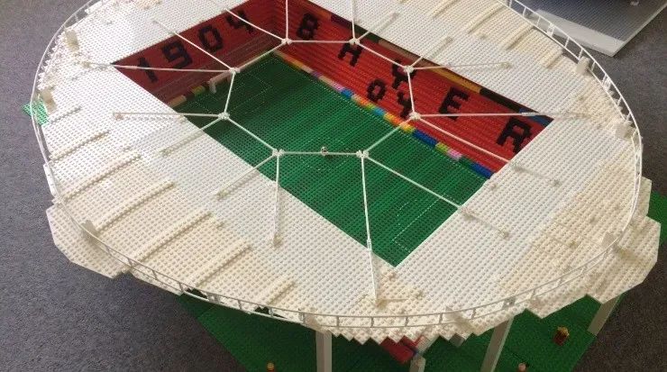 Bayer Leverkusen stadium in Lego