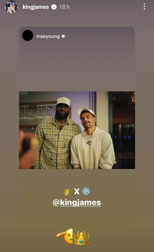 Instagram/@kingjames